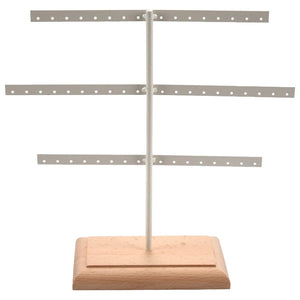 52 Hook Earring Jewelry Organizer Necklace Display Stand Holder