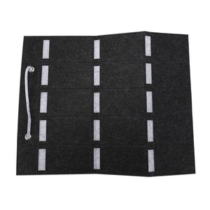 Glasses Sunglasses Organizer Storage Hanging Bag 15 Slot Eyewear Holder Grey