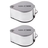 2X Jewellers Jewelry Loupe Magnifier Eye Magnifying Glass 10X 21Mm