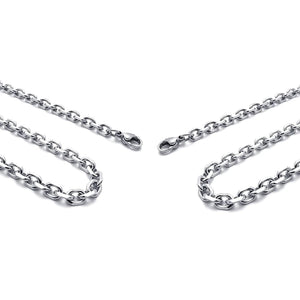 Stainless Steel Necklace - Width 5mm - Length