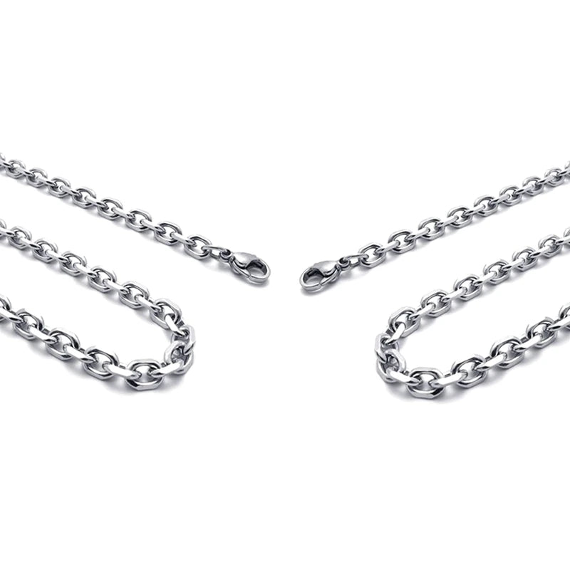 Stainless Steel Necklace - Width 5mm - Length