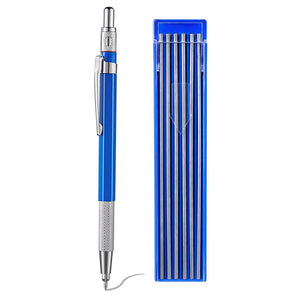 2X Mechanical Pencils Metal Marker With Builtin Sharpener