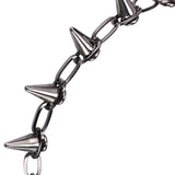 Metal Spikes Studs Rivets Punk Goth Necklace Choker Collar