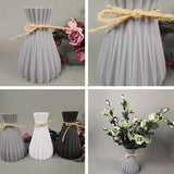 2X Plastic Vases Home Anti-Ceramic European Wedding Modern Decor