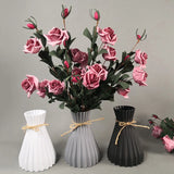 2X Plastic Vases Home Anti-Ceramic European Wedding Modern Decor