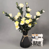 2X Plastic Vases Home Anti-Ceramic European Wedding Modern Decor