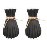 2X Plastic Vases Home Anti-Ceramic European Wedding Modern Decor