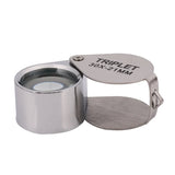 Portable 30X Power Loupe Jewelry Magnifier 21mm with Box
