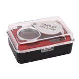 Portable 30X Power Loupe Jewelry Magnifier 21mm with Box