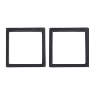 2X 3D Floating Frame Coin Box Jewelry Display Case, 9X9cm