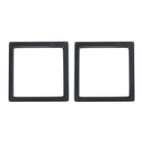 2X 3D Floating Frame Coin Box Jewelry Display Case, 9X9cm