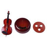 Violin Music Box, Rotating Musical Base, Classical Instrument