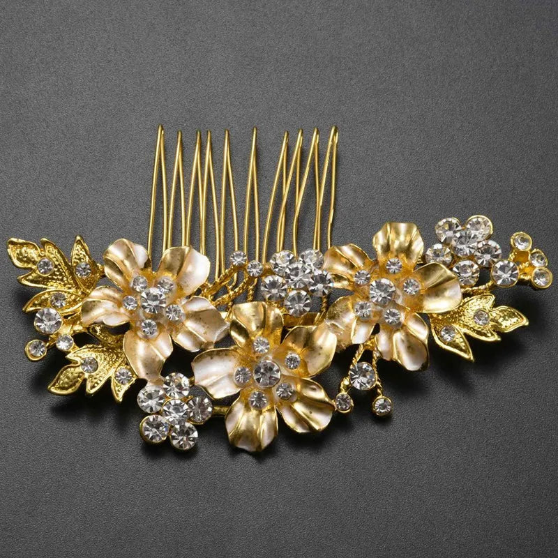 Wedding Bridal Hair Combs Vintage Crystal Hairpins Prom Jewelry