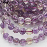 Natural Citrine Amethyst Quartz Bracelet Beads 8-9mm