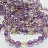 Natural Citrine Amethyst Quartz Bracelet Beads 8-9mm