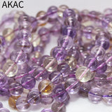 Natural Citrine Amethyst Quartz Bracelet Beads 8-9mm