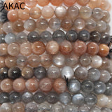 Natural Golden Sunstone Gems Bracelet Beads 8-8.5mm