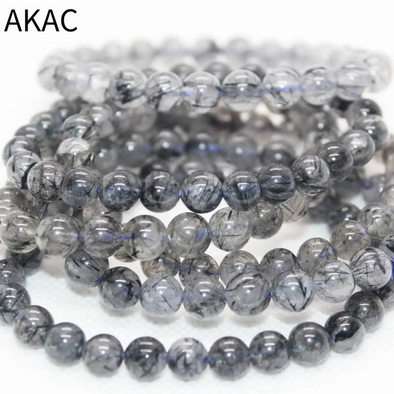Natural Rutilated Quartz Bracelet 7-7.8mm Rutile Quartz