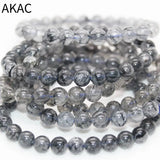 Natural Rutilated Quartz Bracelet 7-7.8mm Rutile Quartz