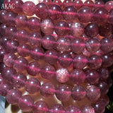 Natural Star Strawberry Quartz Bracelet 8-8.5mm