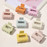 Matte Mini Hair Claws Barrettes Crab Hairpin Solid Frosted Catch Clip Hair Acces