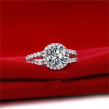Tibetan Silver Wedding Band with Cubic Zircon