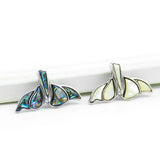 Abalone Shell Fishtail Pendant Whale Mermaid Fish Tail Charms Brooch