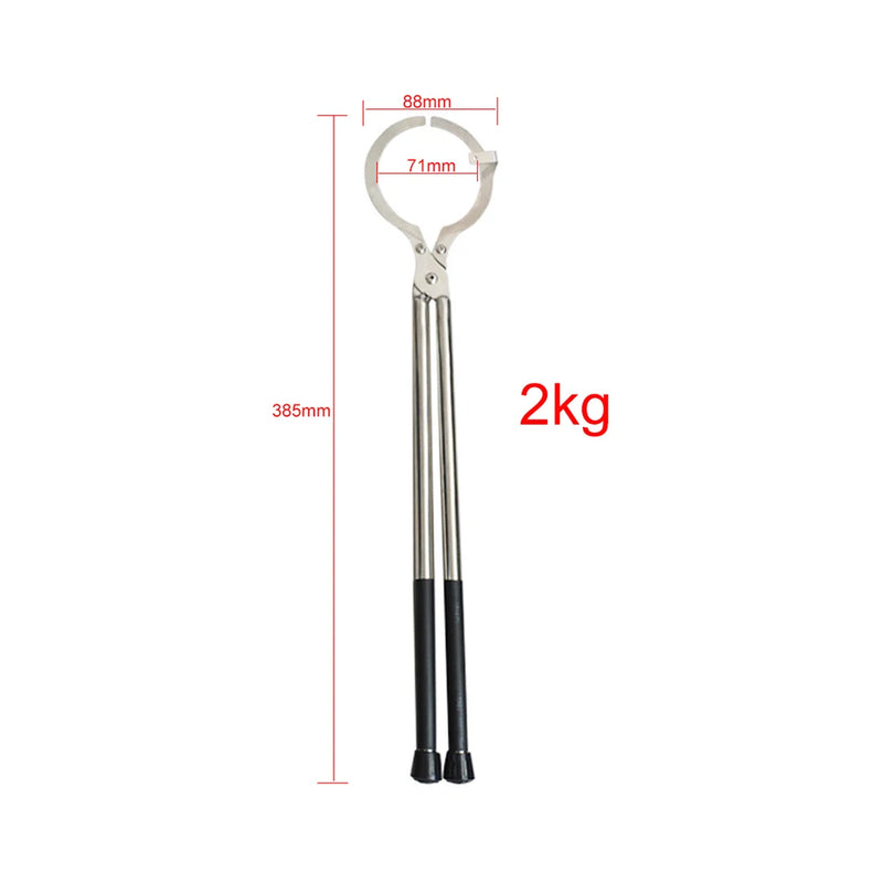 2kg Crucible Tongs Melting Casting Dish Holder Plier Stainless Steel