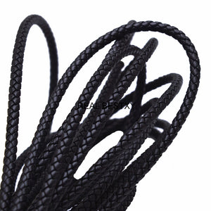 5mm Braided Leather Cord for Bracelet & Necklace Making