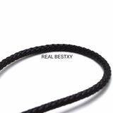 5mm Braided Leather Cord for Bracelet & Necklace Making