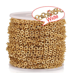 2m Stainless Steel O Shape Oval Chain for Jewelry Making