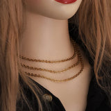2m Stainless Steel O Shape Oval Chain for Jewelry Making
