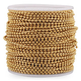2m Stainless Steel Cable Chains DIY Jewelry Making Tube Beads Ball Chain