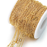 2m Stainless Steel Cable Chains DIY Jewelry Making Tube Beads Ball Chain