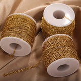 2m Stainless Steel Cable Chain for Jewelry DIY 1mm-4mm Necklace Materials