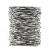 2m Stainless Steel Plated Ball Chains for Necklace Bag Jewelry Making