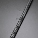 2m 12*6mm Flat Square Leather Rope Cord for DIY Bracelet Making