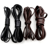 2m Cow Leather Flat Thong Cord DIY Bracelet Findings Rope String