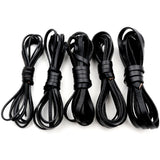 2m Cow Leather Flat Thong Cord DIY Bracelet Findings Rope String