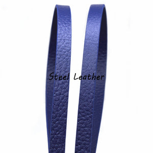 2m/lot 10*2.5mm Flat Leather Cord for DIY Necklace Bracelet Making