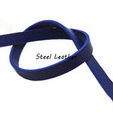 2m/lot 10*2.5mm Flat Leather Cord for DIY Necklace Bracelet Making