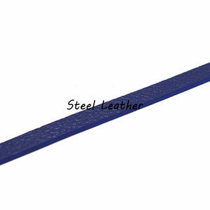 2m/lot 10*2.5mm Flat Leather Cord for DIY Necklace Bracelet Making