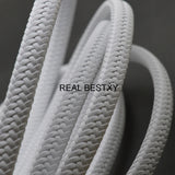 2m Flat Square Leather Rope Cord for DIY Bracelet Making