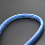 2m Braided Leather Cord Flat Sky Leather Cord DIY Bracelet Jewelry