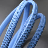 2m Braided Leather Cord Flat Sky Leather Cord DIY Bracelet Jewelry
