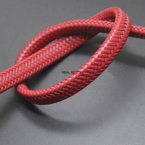 2m Leather Cord for DIY Men Bracelet Jewelry Flat Cord