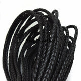 4mm Round Bolo Braided Leather Cord Rope String Bracelet DIY Jewelry Material