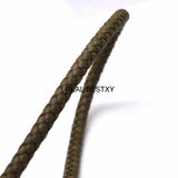 2m Braided Leather Cord Rope for Bracelets Necklaces Findings