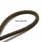 2m Braided Leather Cord Rope for Bracelets Necklaces Findings