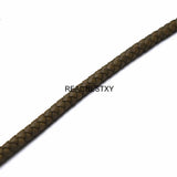 2m Braided Leather Cord Rope for Bracelets Necklaces Findings